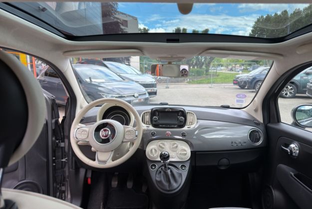 FIAT 500 1.2 69 LOUNGE TOIT PANO RADAR AR